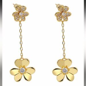Flower earrings N499